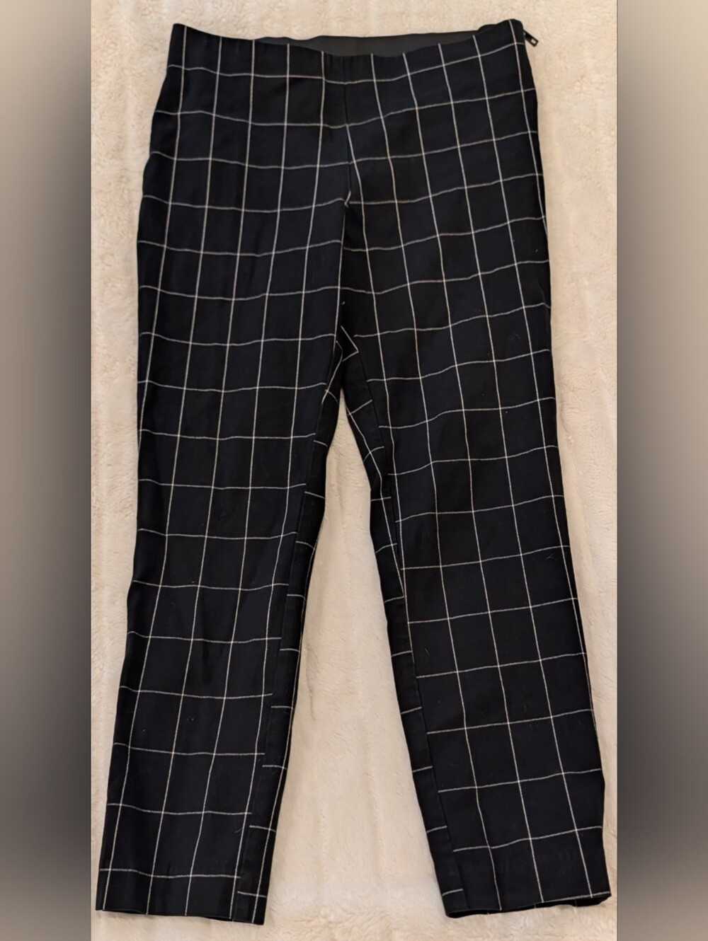 a new day Black Windowpane Dress Pants
